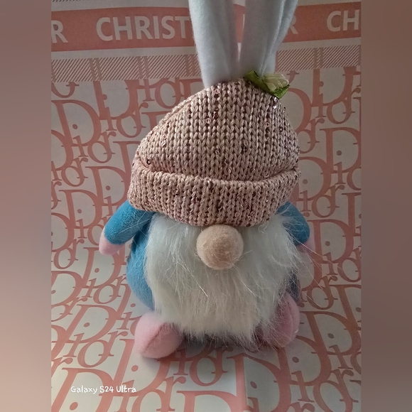 Easter Bunny Rabbit Gnome Plush Shelf Sitter Home Decor Toy NEW, Price For 1 - Picture 4 of 13